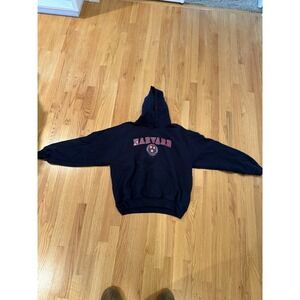 Harvard University Hoodie Size XL men's Licensed Gear Gildan Blue